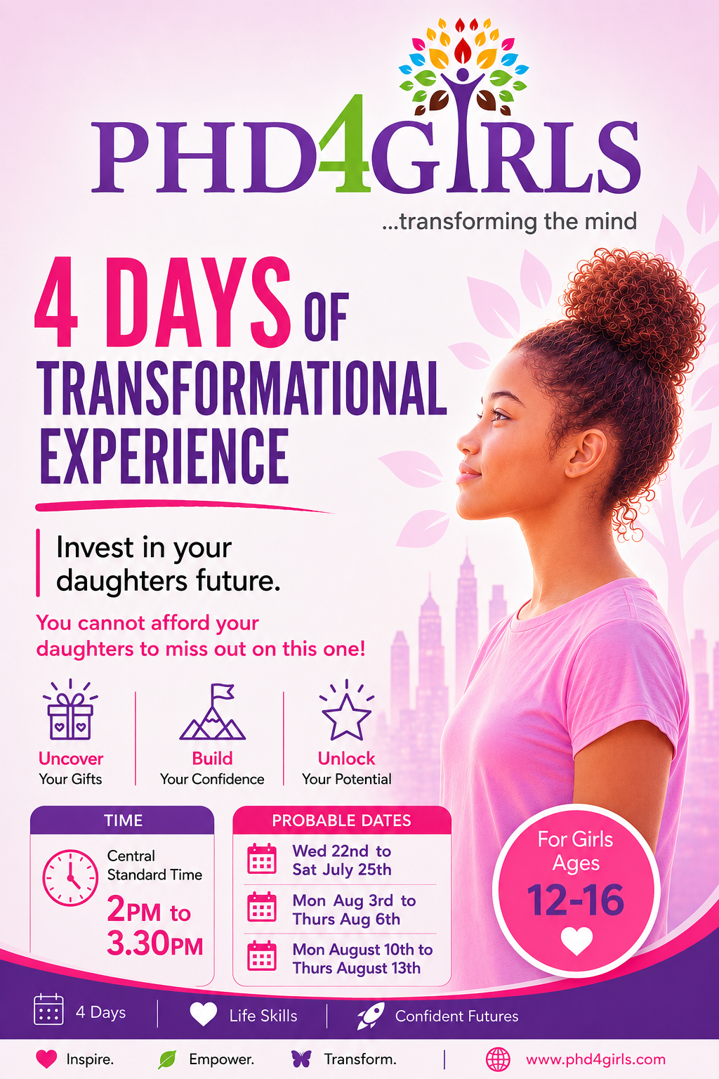 PHD4GIRLS DISCOVERY EXPERIENCE