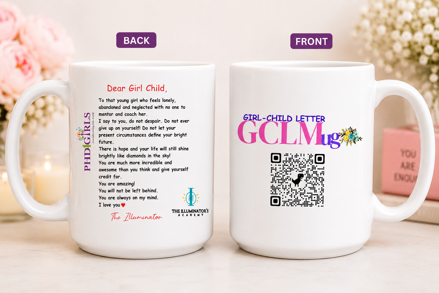 The Girl-Child-Letter-Mug  GCLMUG™